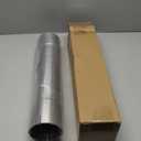 3.5 Inch Exhaust Pipe T304 Stainless Steel Exhaust Tubing (SS Tubo),Tailpipe 3 1/2"ID Straight Tubing Length 17.3", Flared Slotted, Polished Finish,Universal Connector Adapter Tubo