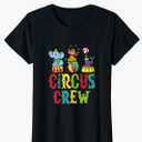Circus Event Staff Design Circus Crew Clown Carnival T-Shirt M