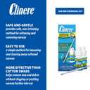 Clinere Ear Oil Conditioner & Ear Cleaners Cleaning Care Kit, 12 Count Sticks & 2 x .5 Fl Oz Ear Oil, Safely and Gently Cleans Ear Canal at Home, Ear Wax Cleaner Tool, Itch Relief, Ear Wax Buildup