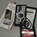 Ghostek Nautical Slim S25 Ultra Waterproof Case Full Body with Screen Protector and Camera Lens Cover Rugged Heavy Duty Magnetic MagSafe Compatible with Samsung Galaxy S25 Ultra 2025 (6.9") (Clear)