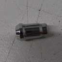 12mmx1.5 Zinc Aftermarket Wheel Lug Nut, 1 Pc M12x1.5 Open End Cone Seat Bulge Acorn One-Piece lugnuts 0.83”(21mm) Long 3/4”(19mm) Hex, Sliver
