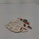 Kathfly 2 Pieces Leaf Wooden Jigsaw Puzzles Leaf Puzzle Montessori Toy Early Educational Learning for Birthday Gift Early Education School(Classic)