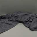 Biscaynebay Wrap Around Bed Skirts for Queen Beds 15" Drop, Dark Grey Flora Home Elastic Dust Ruffles Easy Fit Wrinkle & Fade Resistant Silky Luxurious Fabric Machine Washable