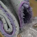 Pettop Fluffy Lavender Purple Rug for Bedroom Living Room, 6x9 Feet Super Soft Shaggy Plush Fuzzy Rugs for Girls Kids Boys, Non-Slip and Washable Rug for Nursery Classroom, Carpet for Rooms Decor