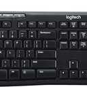Logitech MK200 Media Combo Wired Keyboard and Mouse, Full-Size Keyboard with Easy-Access Media Controls, High-Definition Optical Mouse, Plug and Play USB Connection Black