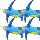 4 PCS Water Toy for Kids, Super Squirt Guns Water Soaker Blaster - 2 Nozzle, 4 Shooting Modes Switch - Crossbow Design - 26 Ft Long Shooting Range - Summer Toys for Boys Girls Adults Outdoor Pool