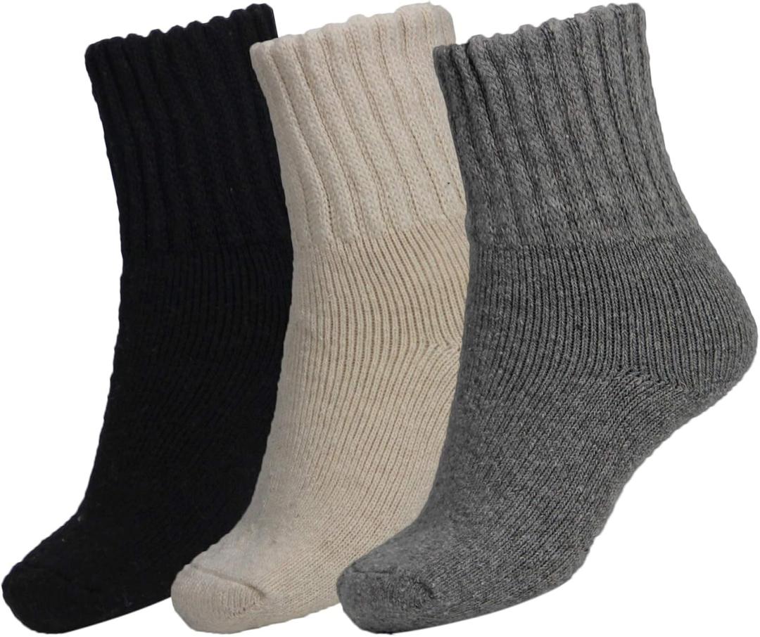 BomKinta Boot Socks for Women Winter Solid Thick Warm Socks Cozy Crew Socks Christmas Gift (Medium, Mix-color 5)