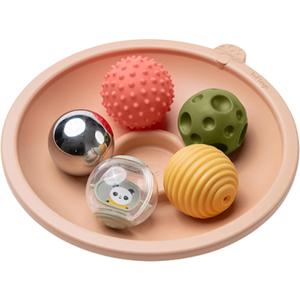 Taf Toys Tummy Time Play Tray with 5 Sensory Balls for Babies 3-6 Months - Interactive Baby Ball Toy - Enhances Motor Skills, Hand-Eye Coordination - Fun Toddler Ball Toys for Toddlers 1-3