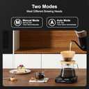 Ultrean 5.9" Coffee Scale, Rechargeable Coffee Scale with Timer, 3kg/0.1g Accuracy for Pour Over and Drip Coffee, Portable Digital Kitchen Scale with Automatic Timing, LCD Display