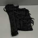 SZIVYSHI Corset Tops for Women, Bustier Shapewear Lingerie, Lace Waist Push Up Bodysuit (X-Small, Black)