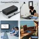 65W Laptop Fast Charger USB C Compatible with Dell Latitude Charger 5320 5520 5530 Latitude Charger 7200 7320 7330 2-in-1,Inspiron 15 16, Chromebook 11 13,XPS 13 15 Included Power Cord