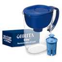 Brita Everyday Elite Water Filter Pitcher, Removes 99% of Lead, Includes 1 Filter, 10-Cup Capacity, Blue