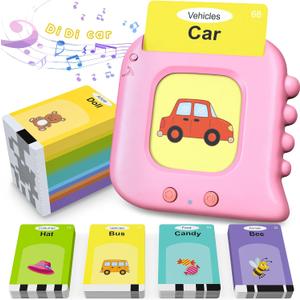 Talking Flash Cards,Kids Toddler Flash Cards with 240 Sight Words,Montessori Toys,Autism Sensory Toys,Speech Therapy Toys,Learning Educational Gifts for Age 1 2 3 4 5 Years Old Boys and Girls
