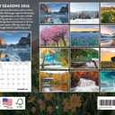 Four Seasons Calendar 2026 Seasonal Monthly Wall Calender 12 Month | American Made In The USA