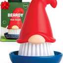 New! Beardy Gnome Dish Brush by Ototo - Dish Scrub Brush, Gnomes, Quirky Gifts, Dish Brush, Cute Kitchen Accessories, Funny Kitchen Gadgets, Vegetable Brush, Cute and Useful Gifts for Women