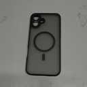 Symcele Designed for iPhone 16 Plus Case, Compatible with MagSafe, with Privacy Screen Protectors X2, [Camera Protection] [15FT Military Drop Protection] Shockproof Phone Case, 6.7", Black