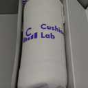 C CUSHION LAB Deep Sleep Pillow, Patented Ergonomic Contour Design for Side & Back Sleepers, Orthopedic Cervical Shape Gently Cradles Head & Provides Neck Support & Shoulder Pain Relief - Calm Grey