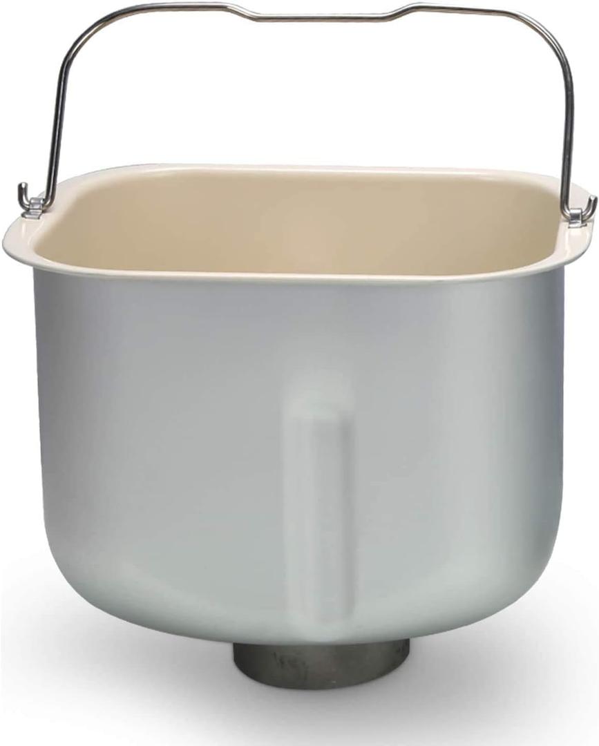 KBS Bread Machine Liner, Bread Pan with Kneading Paddle for 2LB KBS Bread Machine, Bread Maker Universal Replacement Parts, Premium Ceramic pan