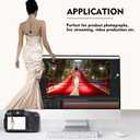 Ivory Photography Backdrop for Photoshoot, Photo Backdrop Curtain, Perfect Ivory Backdrops for Party Portrait Photoshoots Video Studio 8FTx10FT