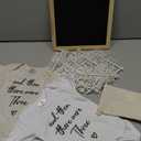 Coming Soon Baby Announcement Ideas, Surprise Pregnancy Announcement for Grandparents Dad Husband Family- Gender Reveal Baby Shower Gifts- Felt Letter Board, Onesie,Booties, Wooden Blocks (White Bodysuits)