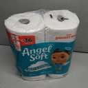 Angel Soft Toilet Paper, 6 Super Mega Rolls = 36 Regular Rolls, Soft and Strong Toilet Tissue