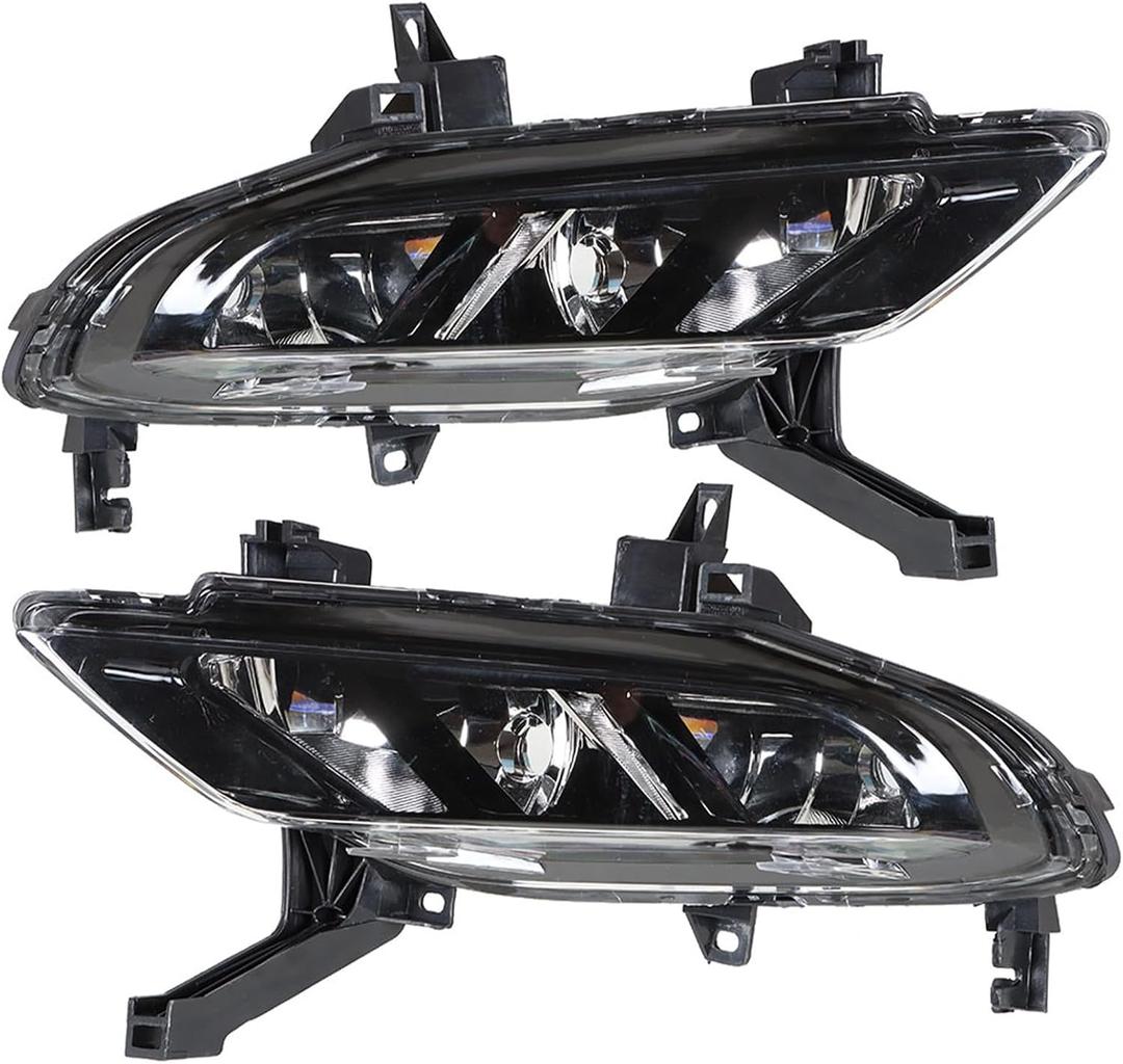 labwork Left Driver and Right Passenger Sides Pair Fog Lights Replacement for Nissan Maxima 2016-2019 Fog Lights Driving Lamps 261504RA0B 261554RA0B