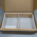 APT 1101 Bamboo Food Dispenser | Kitchen Organizers and Storage | Airtight Pantry Organizers and Storage Container | Cereal, Rice, Flour, Snack Storage (2, Large)