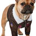 Top Gun: Maverick Pet Costume for For Dogs or Cats by Rubies, Small (Brown)