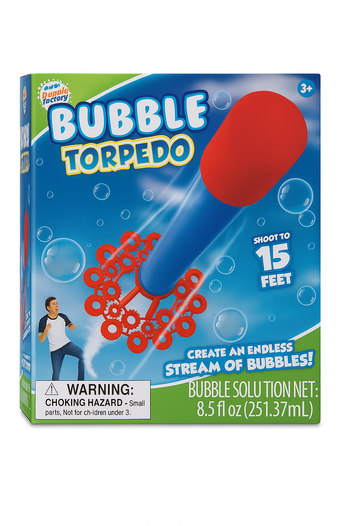 Bubble Torpedo Bubble Blast Off Outdoor Toy