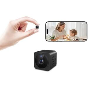 YISPK Hidden Camera Spy Camera,1080P HD Mini Nanny Cam for Home/Office with Night Vision, App Control WiFi Indoor Security Cameras, Motion Detection,Wireless Remote Viewing Cam
