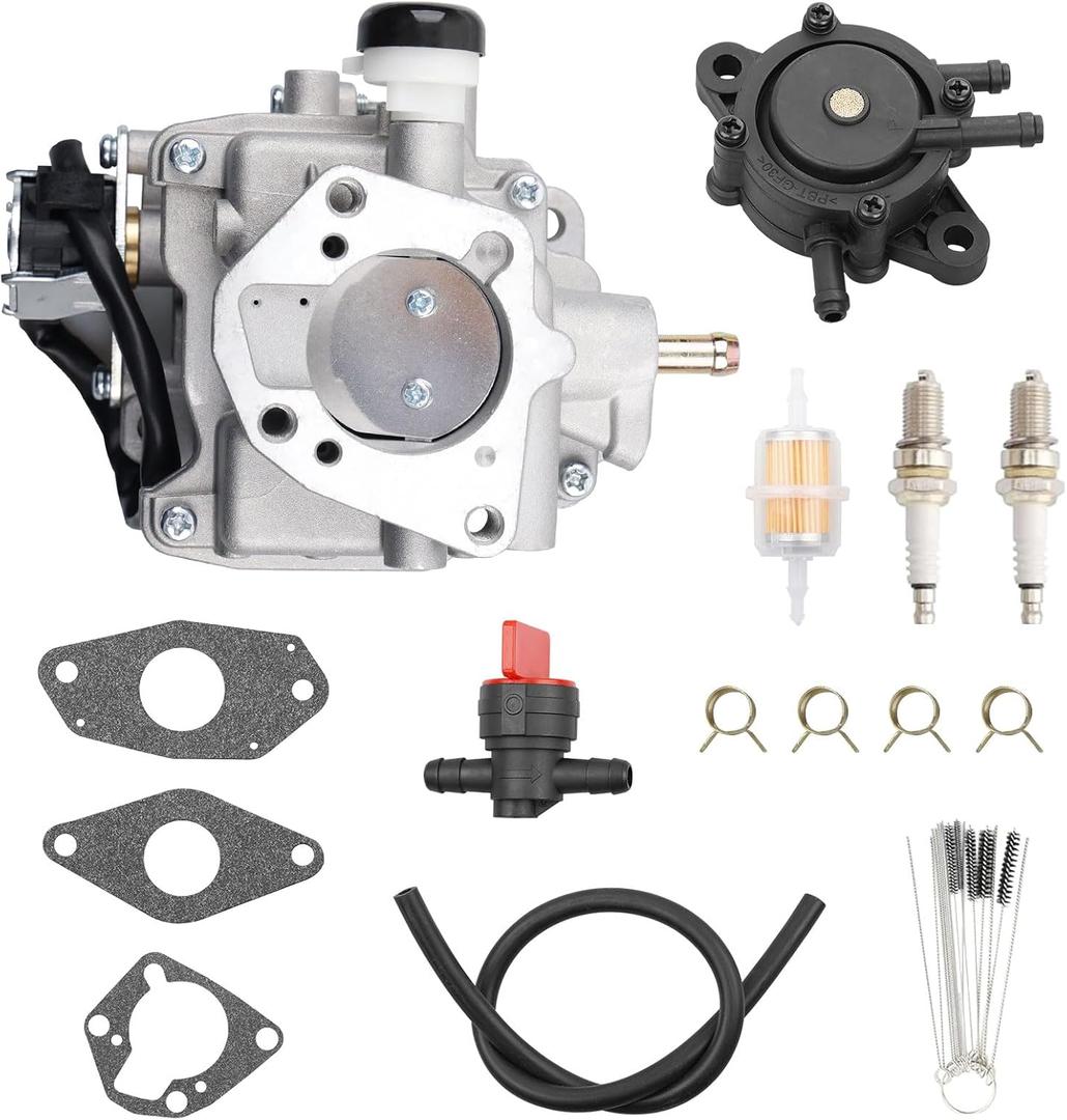 Carburetor Compatible with Kohler CH18 CH20 CH22 CH620 CH640 CH680 Engines, Replaces 24-853-43-S, 24-853-59-S, 24-853-255-S, 24-853-309-S, 24-853-305-S, Tune Up Kit Includes Fuel Pump & Spark Plug