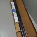 BlastHome Non-Adjustable Luxury Curtain Rods for Windows, 1  Rod Set, 7 foot Fixed Length (Two Rods Connect for a Seamless Look), Tuxedo Black