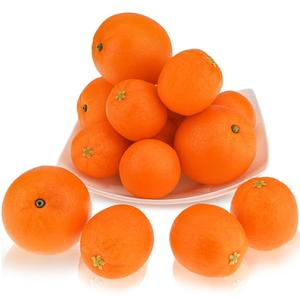 Folmywy 28 Pcs Artificial Oranges Decorative Fake Oranges for Bowls Filler Faux Realistic Fruit Decoration Simulation Plastic Fruits Model Display Christmas Festival Party Home Kitchen