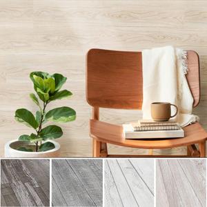 Urban Decor Wall Panels, Easy Peel and Stick self Adhesive Tiles for Kitchen Bedroom Doorways Backsplash Planks with Vintage Farmhouse Wood Pattern (Light Oak)