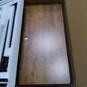 Whole Piece 1-Inch Thick Standing Desk with Side Storage Bag, Cable Management Tray, Monitor Stand Riser, Electric Adjustable Height Rising Table, Ergonomic Office Computer Desks 47.2x23.6 Inch