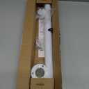 1.3 Inch Diameter Closet Rods for Hanging Clothes, Metal Heavy Duty Closet Rod 17-28 Inch Adjustable, White Closet Bar for Hanging Clothes, Suitable for Closet, Wardrobes, Bathroom, Windows