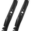 942-04308-X Mower Blades for Crafts Man 42" Deck Cub Cad et Troy Bilt M TD, 742-0616A Gator Mulching Blades Fit 42 inch Riding Tractor Zero Turn Mower, Replaces 742-0616, 2 Pack