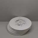 Dimmable 15.8 Inch LED Flush Mount Ceiling Light, 32W, 3480LM, 2700K/3000K/4000K/5000K/6000K CCT Selectable,LED Round Flat Panel Light Dimmable from 5% to 100% for Bedroom,Kitchen,Hallway, White 6PK