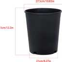 5 Gallon Plastic Nursery Pot 10-Pack Garden Planter Container