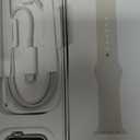 Apple Watch SE (2nd Gen) [GPS 40mm] Smartwatch with Starlight Aluminum Case with Starlight Sport Band  M/L. Fitness and Sleep Trackers, Crash Detection, Heart Rate Monitor, Retina Display