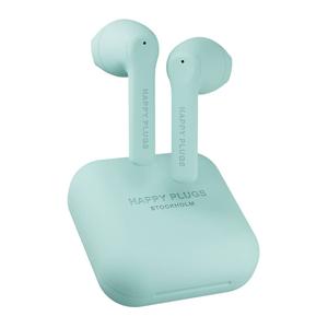 Happy Plugs Air 1 Go True Wireless Headphones - Smallest Lightest True Wireless Bluetooth 5.0 Headset, 14 Touch Controls, 11 Hrs Battery, for iOS, Android, Smartphone, Tablets, & PC (Mint) 