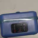 VASG 2026 Upgraded Heated Lunch Box for Adults, 16000mAh Cordless Rechargeable Electric Lunch Box with 1L Stainless Steel Container, Self-Heating Food Warmer for Work, Office & Travel, Blue/Green