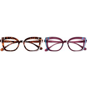 Eyekepper 5-pack Cat Eye Reading Glasses for Women Cute Reader +0.5 Eyekepper 5-pack Cat Eye Reading Glasses for Women Cute Reader +0.5