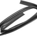 Motoforti Door Window Run Channel Seal, Weatherstrip Glassrun Channel Seal Strip, for Honda Fit 2009-2013, Rubber, Rear Left, No.72775TF0003, Black, 1 Pc