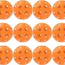 Pro-Grade 40-Hole Outdoor Pickleball Balls - Pro-Player Tested with Wind-Resistant Design, Built for Durability & Precision for Competitive Play (12, Yellow)