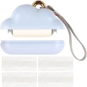 Portable Mini Lint Roller, Travel Size Lint Roller with 150 Sheets Refillable, Reusable Pet Hair Remover for Clothes (Blue)