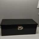 VEVOR Heavy Duty Aluminum Truck Bed Tool Box, Diamond Plate Tool Box with Side Handle and Lock Keys, Storage Tool Box Chest Box Organizer for Pickup, Truck Bed, RV, Trailer, 39"x13"x10", Black