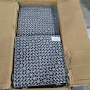 VEVOR Interlocking Tile 55PCS, Drainage Tiles 12" x 12" Splicing, Soft PVC Interlocking Drainage Floor Tiles, Non-Slip Drainage Holes for Restroom, Bathroom, Kitchen, Pool, Wet Areas, Grey