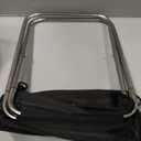 Lightweight Camping Stool 1.5lbs & Compact 12" - 350lbs Capacity! 3-Second Setup Portable Folding Stool with Shoulder Strap for Adults, Outdoor, Concert, Waiting in Line, Travel, Fishing & Camping