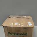 Furhaven Cooling Gel Dog Bed for Large Dogs w/ Removable Bolsters & Washable Cover, For Dogs Up to 95 lbs - Pinsonic Quilted Paw L Shaped Chaise - Titanium, Jumbo/XL
